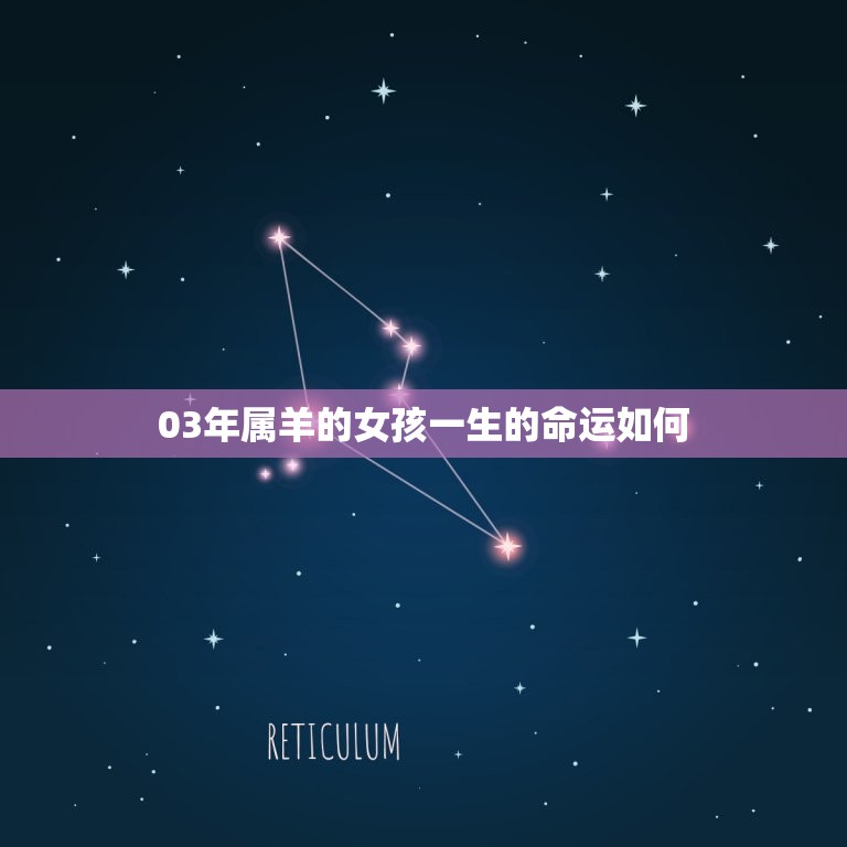 03年属羊的女孩一生的命运如何(十二生肖属羊女性运势介绍)  第1张