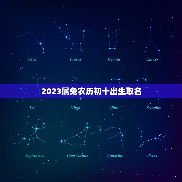 2023属兔农历初十出生取名(名字选择指南)  第1张