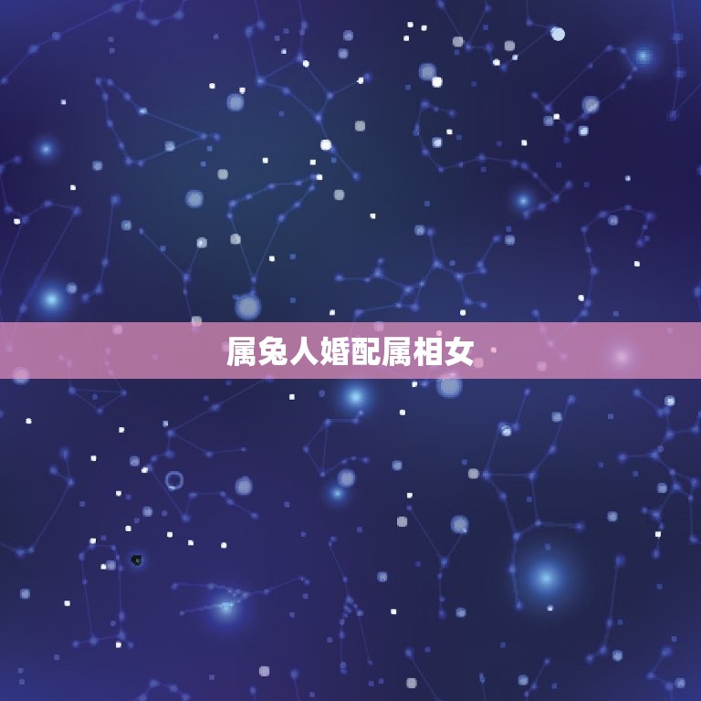 属兔人婚配属相女(十二生肖婚配指南)  第1张