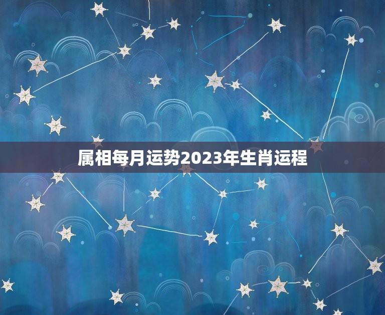 属相每月运势2023年生肖运程(详解幸运之星照耀财运亨通)  第1张