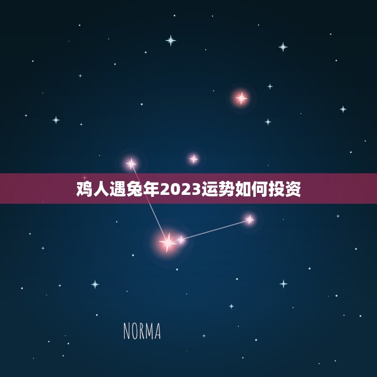 鸡人遇兔年2023运势如何投资(把握机遇稳健投资)