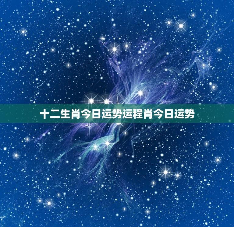 十二生肖今日运势运程肖今日运势(12生肖今日运势大介绍)  第1张