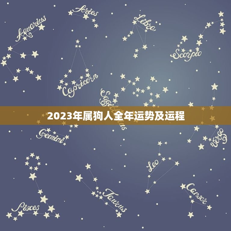 2023年属狗人全年运势及运程(幸运之年)  第1张