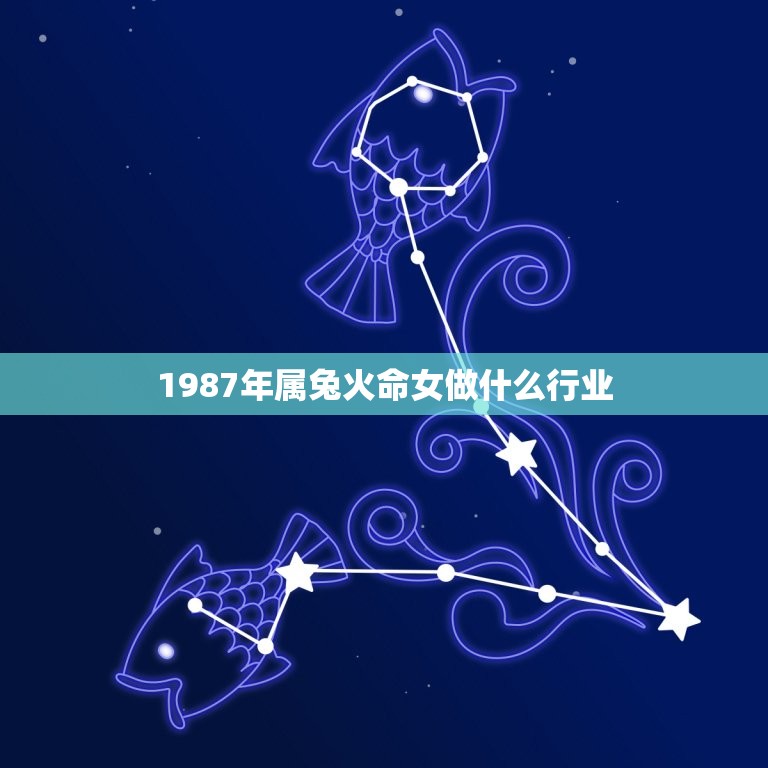 1987年属兔火命女做什么行业(职场指南)