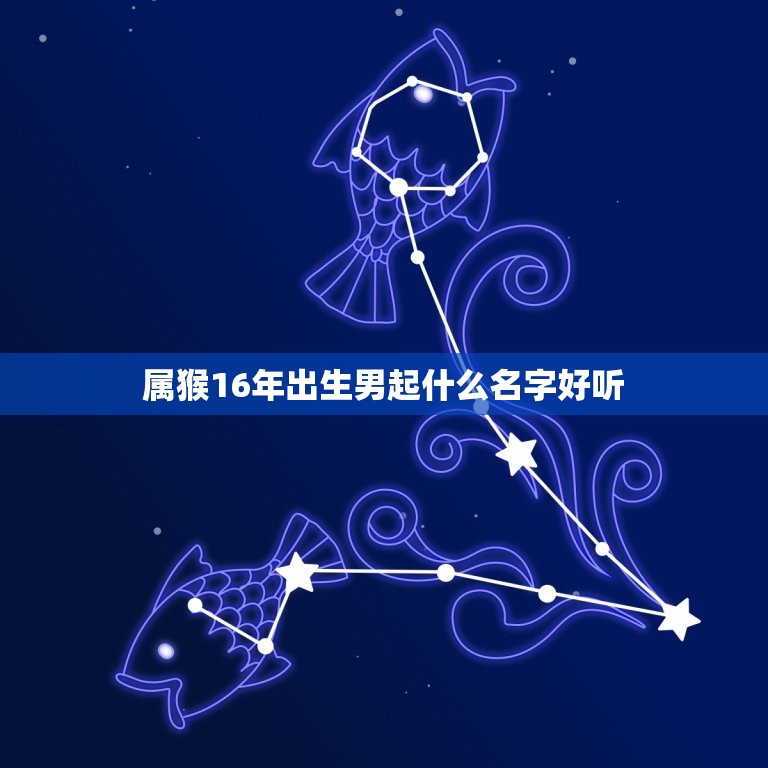 属猴16年出生男起什么名字好听(如何给宝宝取一个有意义的名字)  第1张