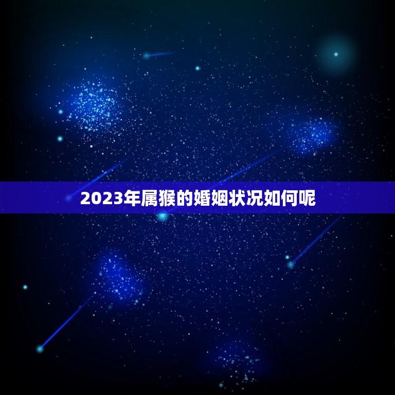 2023年属猴的婚姻状况如何呢(介绍猴年婚姻运势大介绍)  第1张