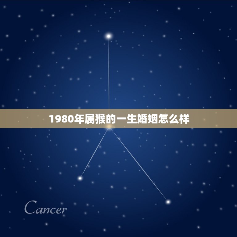 1980年属猴的一生婚姻怎么样(介绍婚姻路上的幸福与挑战)  第1张