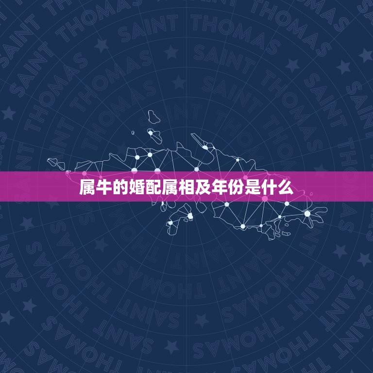 属牛的婚配属相及年份是什么(寻找牛年姻缘)