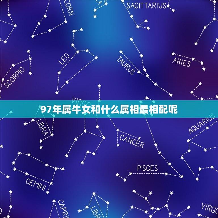 97年属牛女和什么属相最相配呢(寻找配对)  第1张
