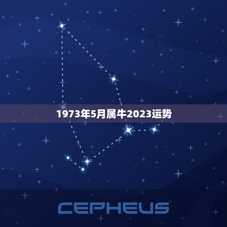 1973年5月属牛2023运势(牛年大展宏图)  第1张
