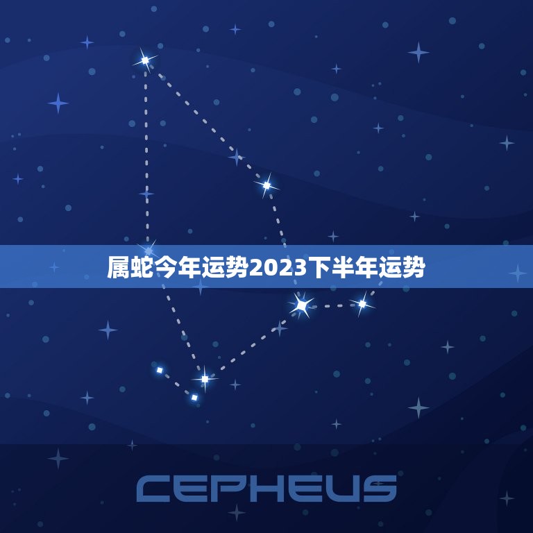 属蛇今年运势2023下半年运势(展望财运旺盛事业稳步上升)  第1张