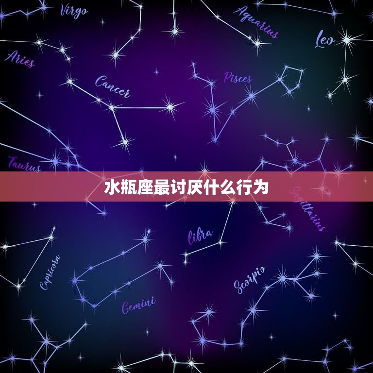 水瓶座最讨厌什么行为(不尊重个人空间)  第3张