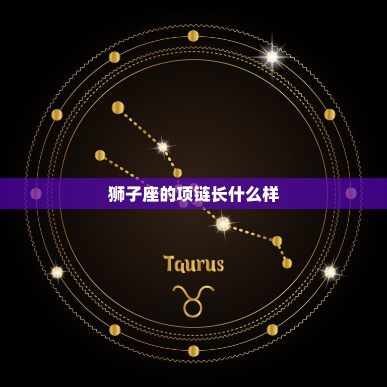 狮子座的项链长什么样(探秘狮子座专属饰品的设计灵感)  第3张
