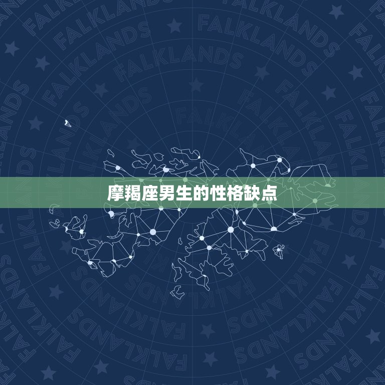 摩羯座男生的性格缺点(冷漠、固执、自我中心)  第3张