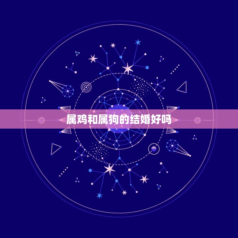 属鸡和属狗的结婚好吗(星座配对分析)  第3张
