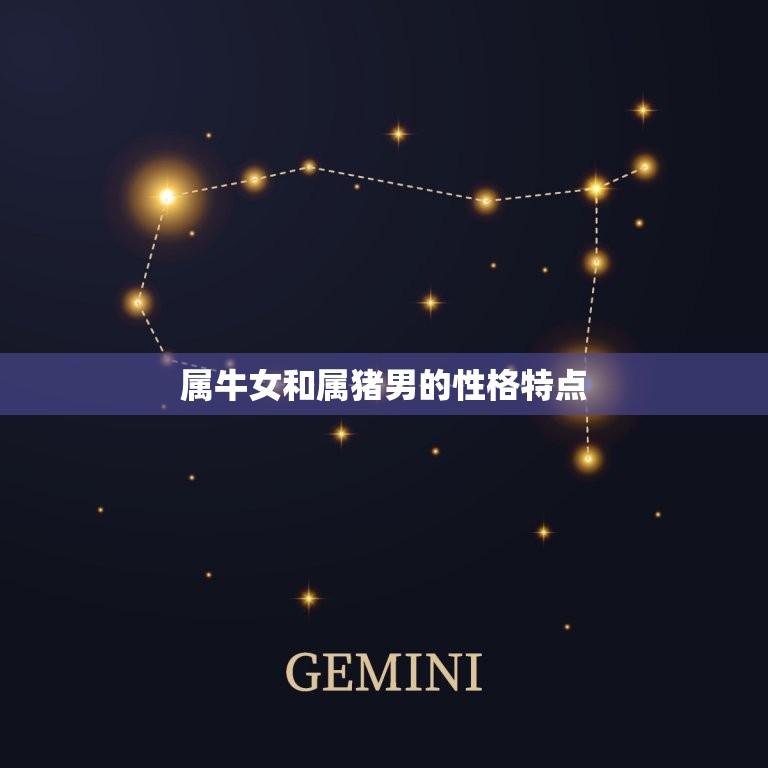 属牛女和属猪男合不合(星座配对分析)  第1张