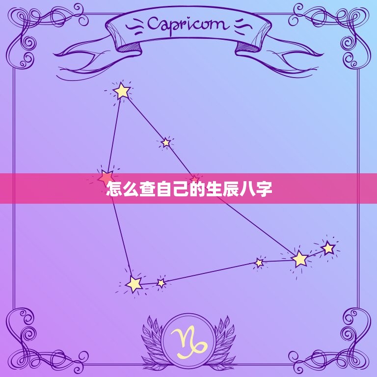 怎么查自己的生辰八字(快速获取方法轻松解读命盘)  第3张