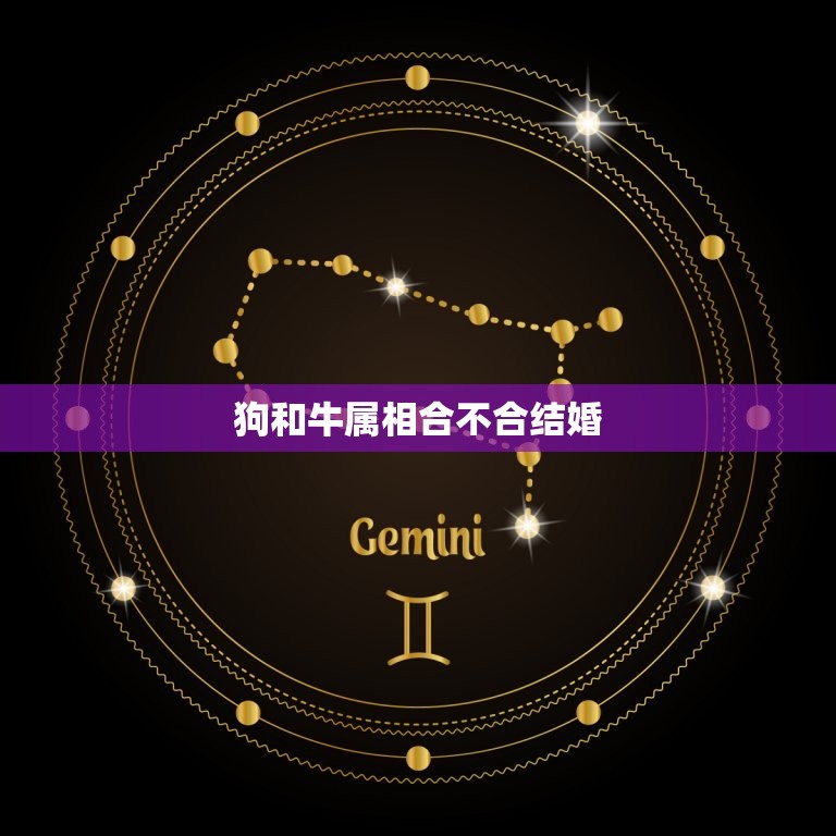 狗和牛属相合不合结婚(十二生肖中的禁忌婚姻)  第3张