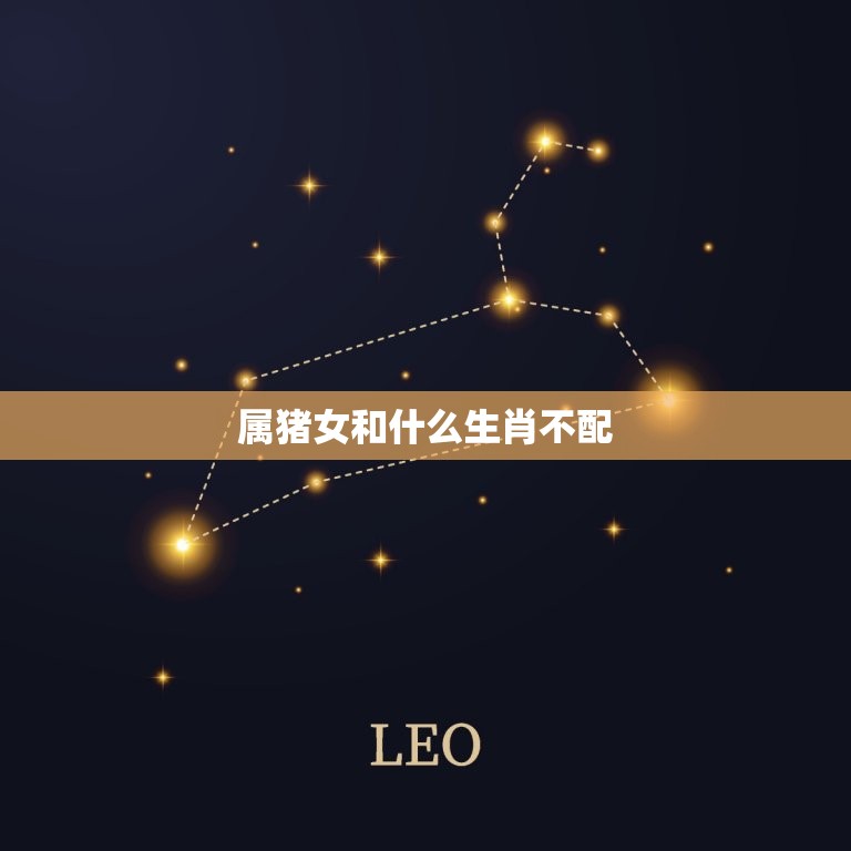 属猪女和什么生肖不配(不可忽视的星座配对问题)  第3张