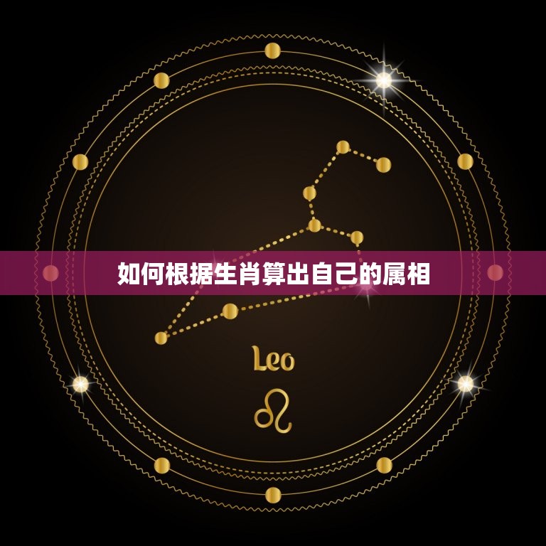 人的属相怎么算出来的(如何根据生肖算出自己的属相)  第2张