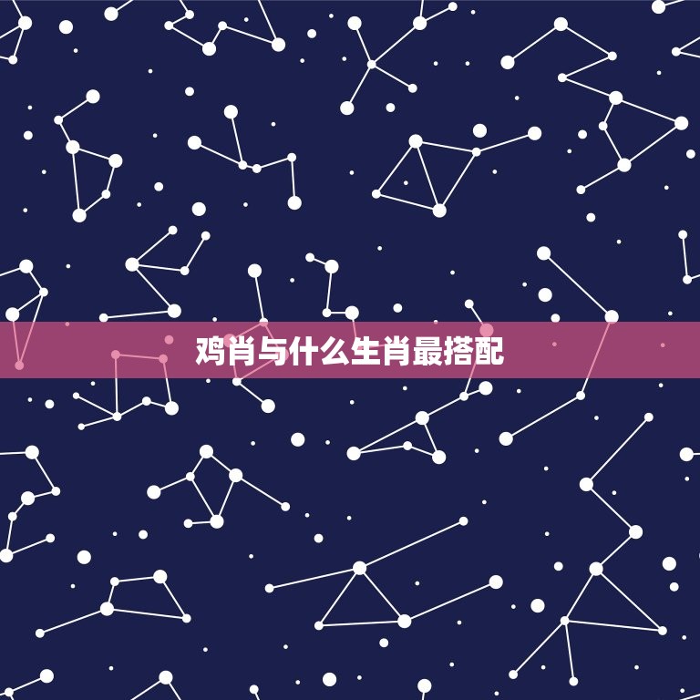 鸡肖与什么生肖最搭配(配对助你事业爱情双丰收)  第3张
