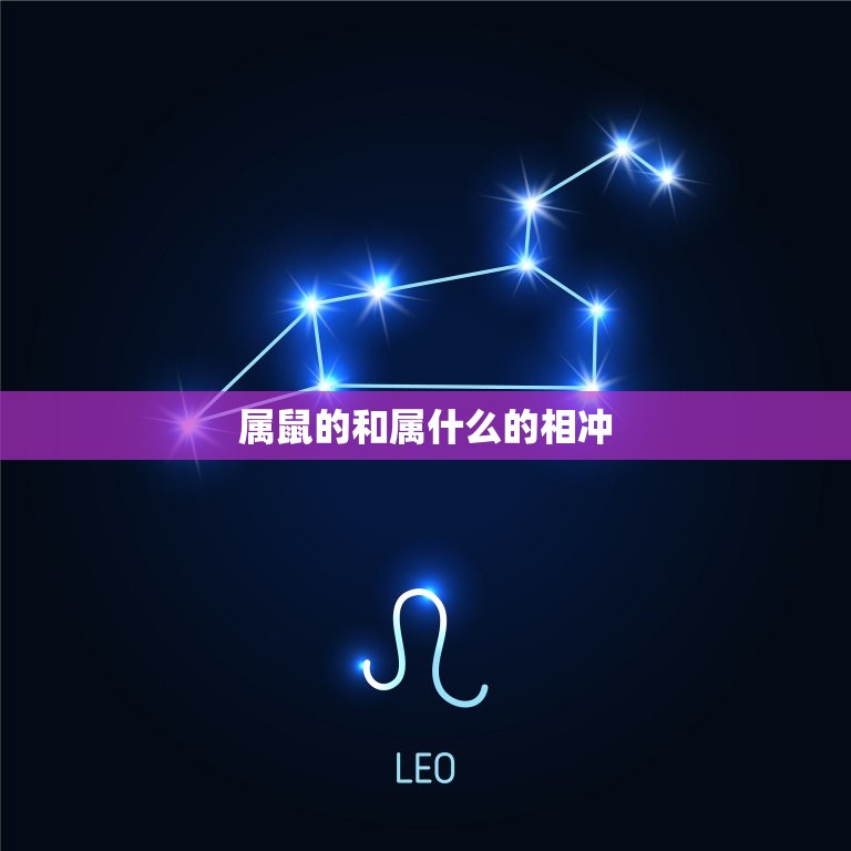 属鼠的和属什么的相冲(如何化解)  第3张