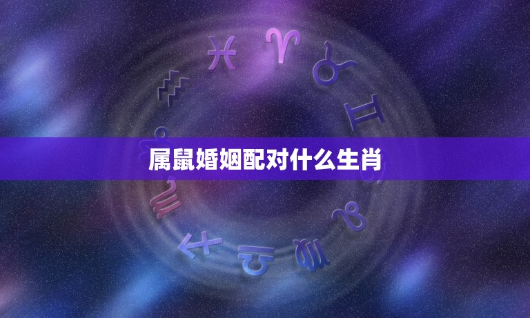 属鼠婚姻配对什么生肖(配对指南)  第3张
