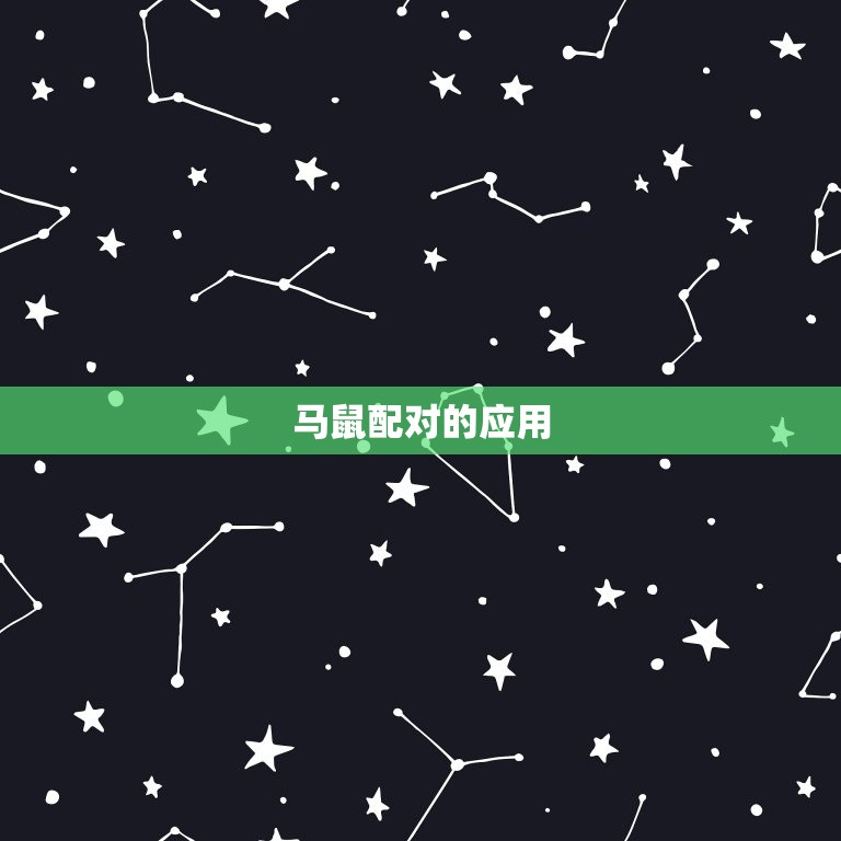 马鼠配的姻缘怎么样呢(解密马鼠配对的奇妙之处)  第2张