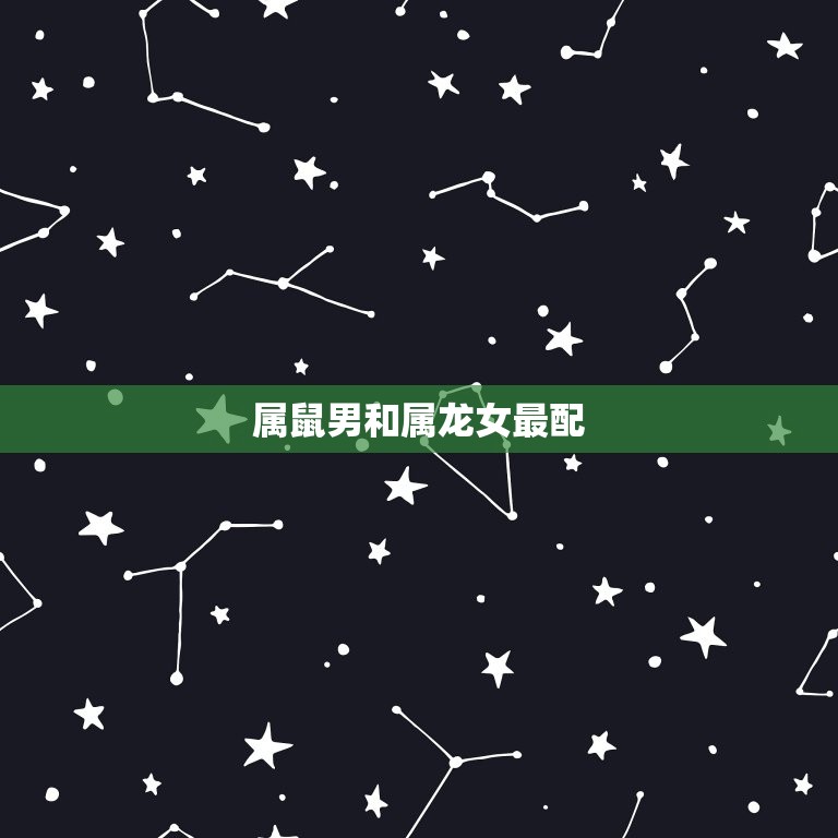属鼠男和哪个属相最配(十二生肖配对大介绍)  第2张