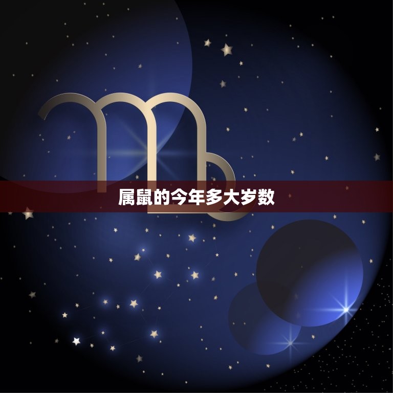 属鼠的今年多大岁数啊(2023年鼠年生肖运势大介绍)