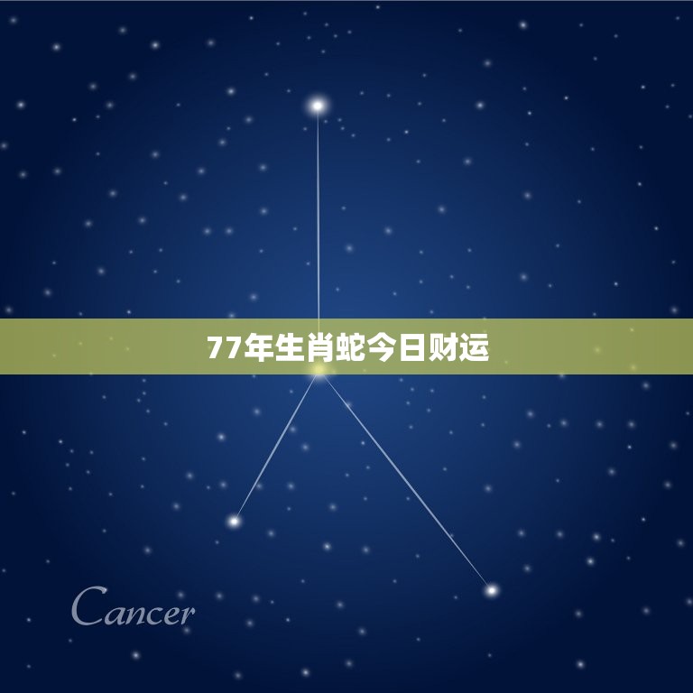 77年生肖蛇今日财运(财运亨通财源滚滚来)  第3张