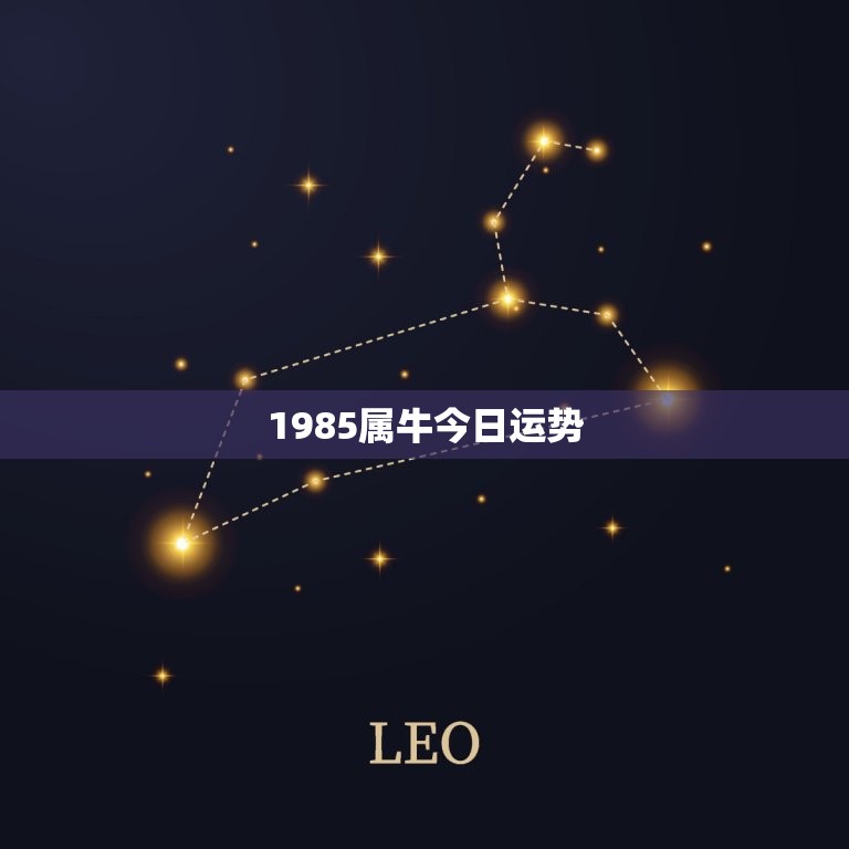 1985属牛今日运势(牛年人财运亨通事业顺利但需注意健康问题)  第3张