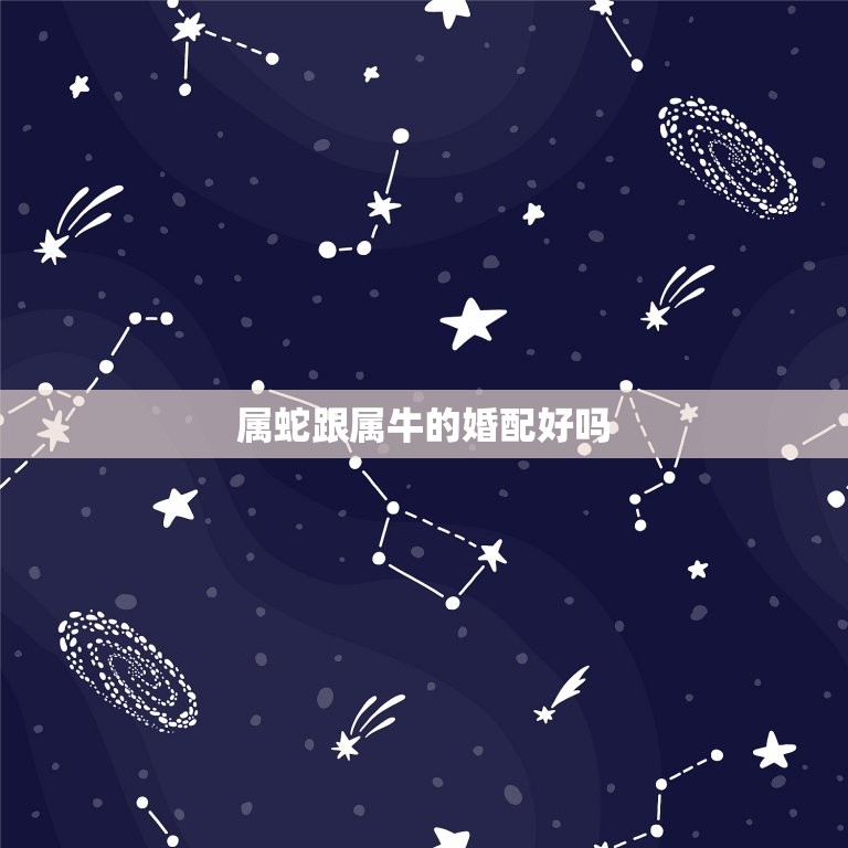 属蛇跟属牛的婚配好吗(介绍属相配对的秘密)  第3张