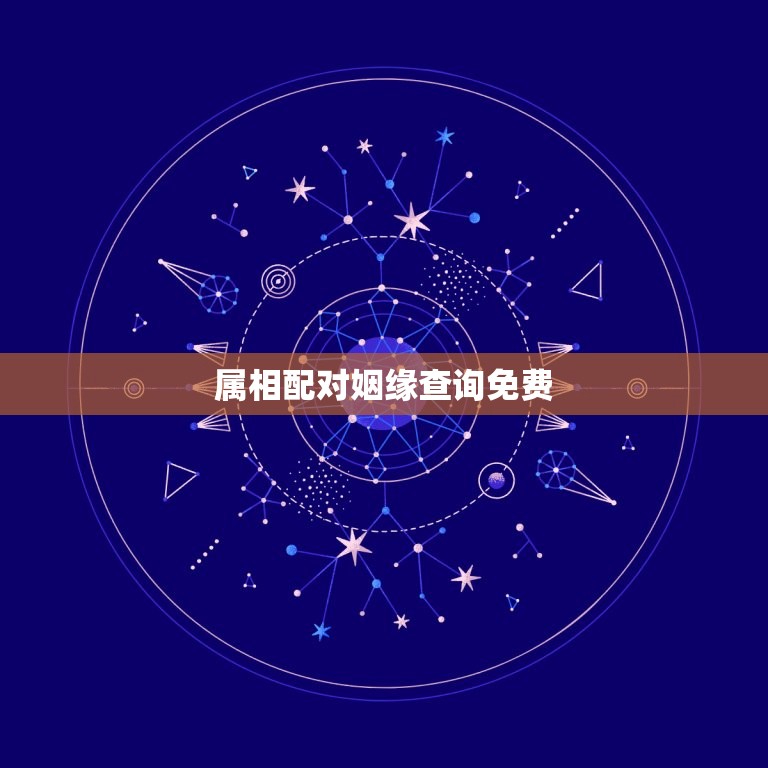 属相配对姻缘查询免费(解密你和TA的姻缘契合度)  第3张