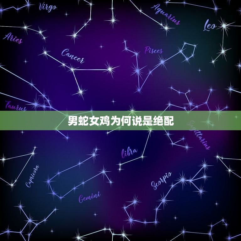 男蛇女鸡为何说是绝配(介绍为什么这两个生肖如此契合)  第3张