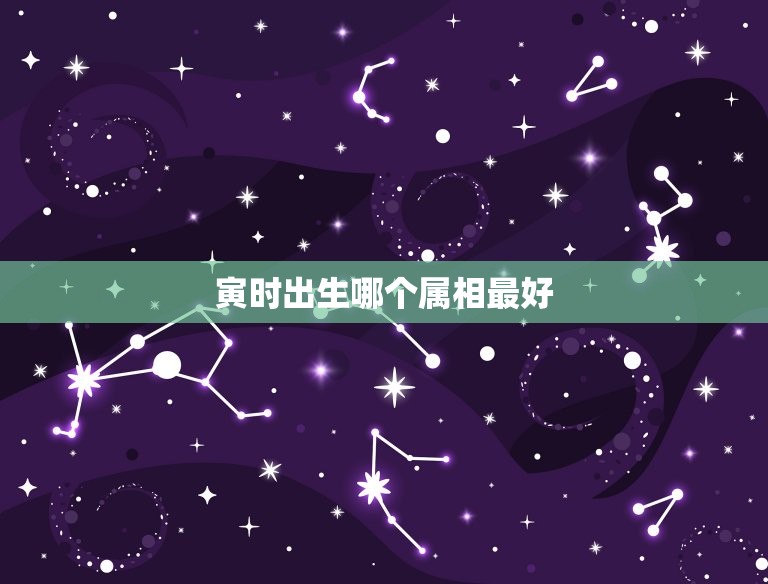 寅时出生哪个属相(探寻十二生肖中命格)  第3张