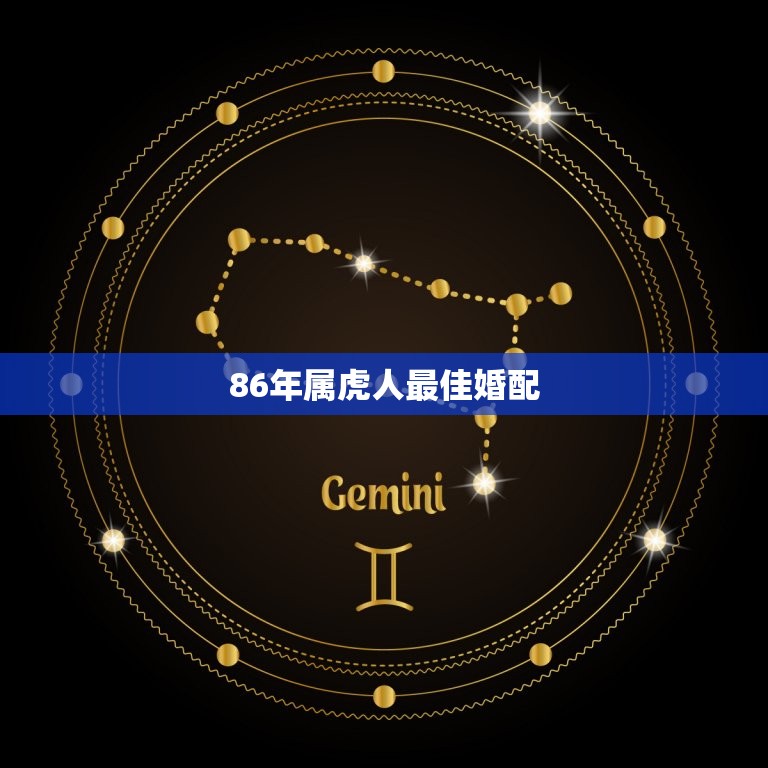 86年属虎人婚配(如何选择最适合的伴侣)  第3张