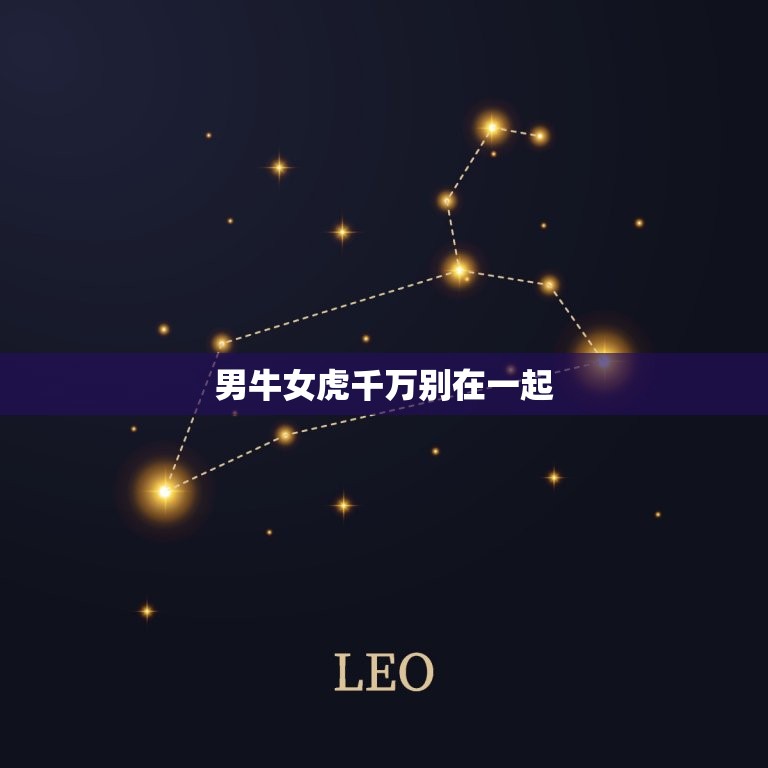 男牛女虎千万别在一起(为什么这样的组合注定会失败)  第3张