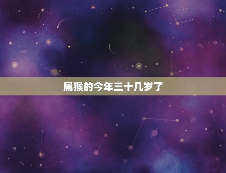 属猴的今年三十几岁了(如何应对职场)  第3张