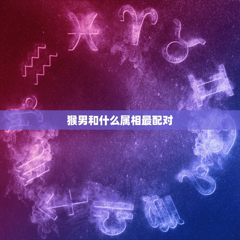 猴男和什么属相最配对(十二生肖配对大介绍)  第3张