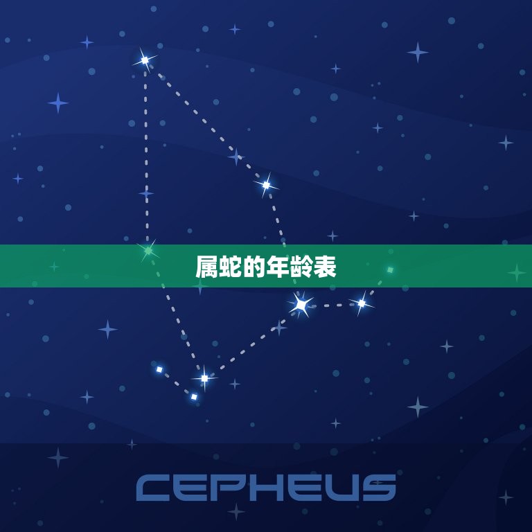 属蛇的年龄表多少周岁(详解蛇年出生的人该如何计算年龄)  第1张