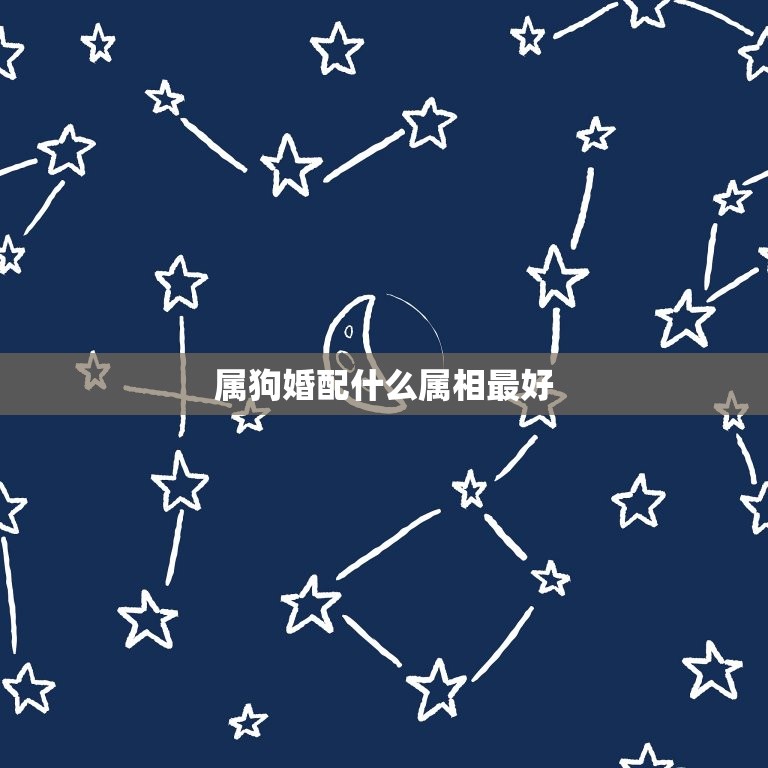 属狗婚配什么属相(介绍狗与哪些属相)  第3张