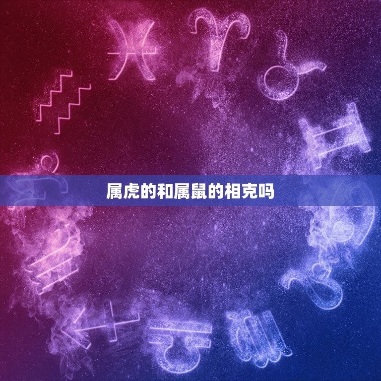 属虎的和属鼠的相克吗(介绍十二生肖中的相克关系)  第3张