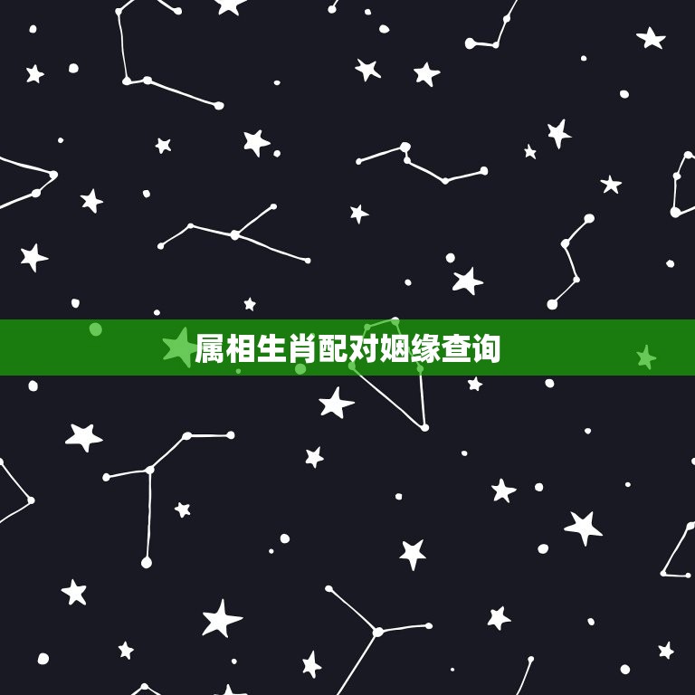 属相生肖配对姻缘查询(介绍十二生肖的姻缘奥秘)  第3张