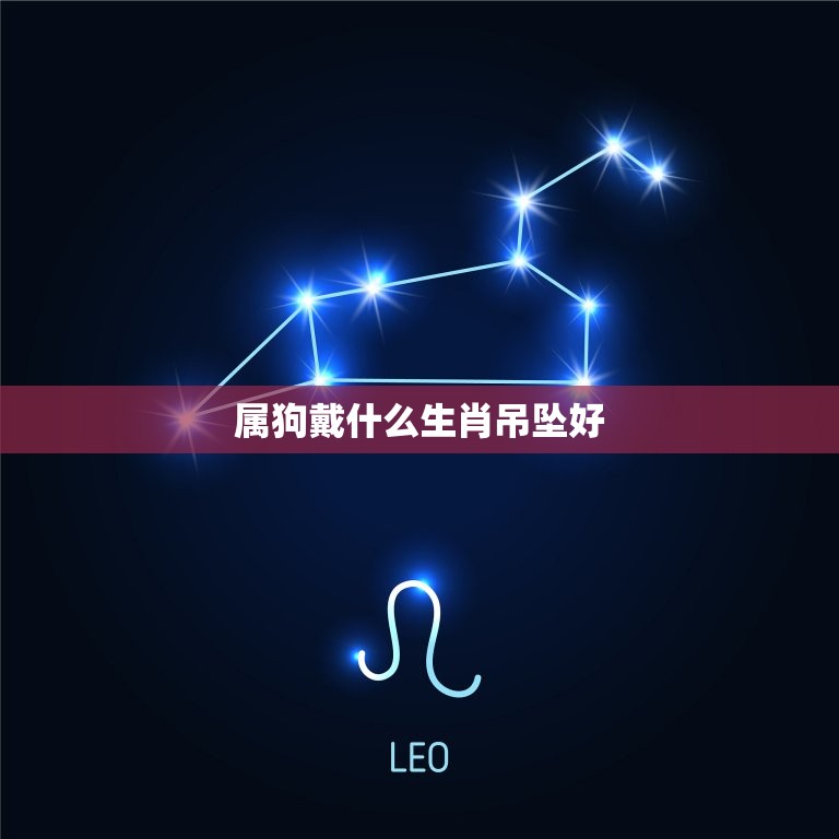 属狗戴什么生肖吊坠好(选购指南如何选择适合自己的吉祥物)  第3张