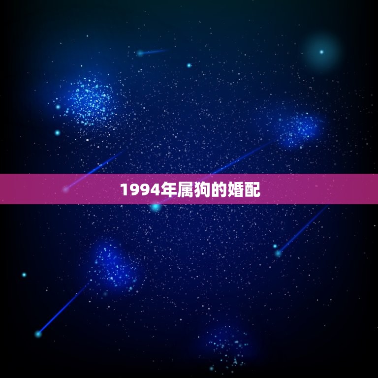 1994年属狗的婚配(如何选择配偶)  第3张