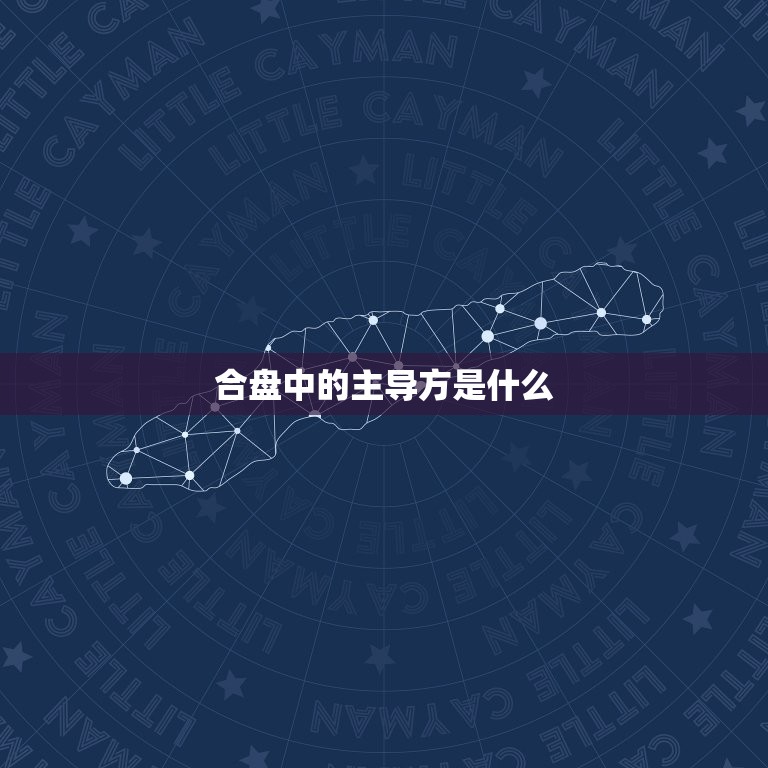 合盘怎么看谁是哪一方(介绍合盘中的主导方)  第2张