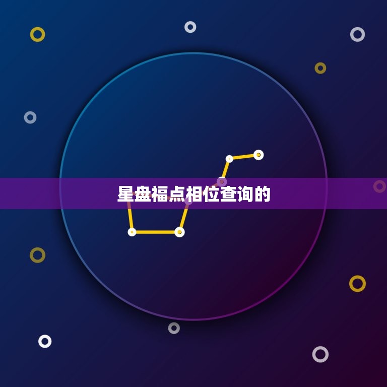 免费星盘福点相位查询(解读你的命运)  第2张