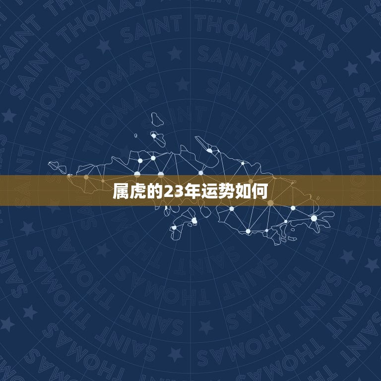 属虎的23年运势如何(未来23年属虎的你运势如何)  第3张