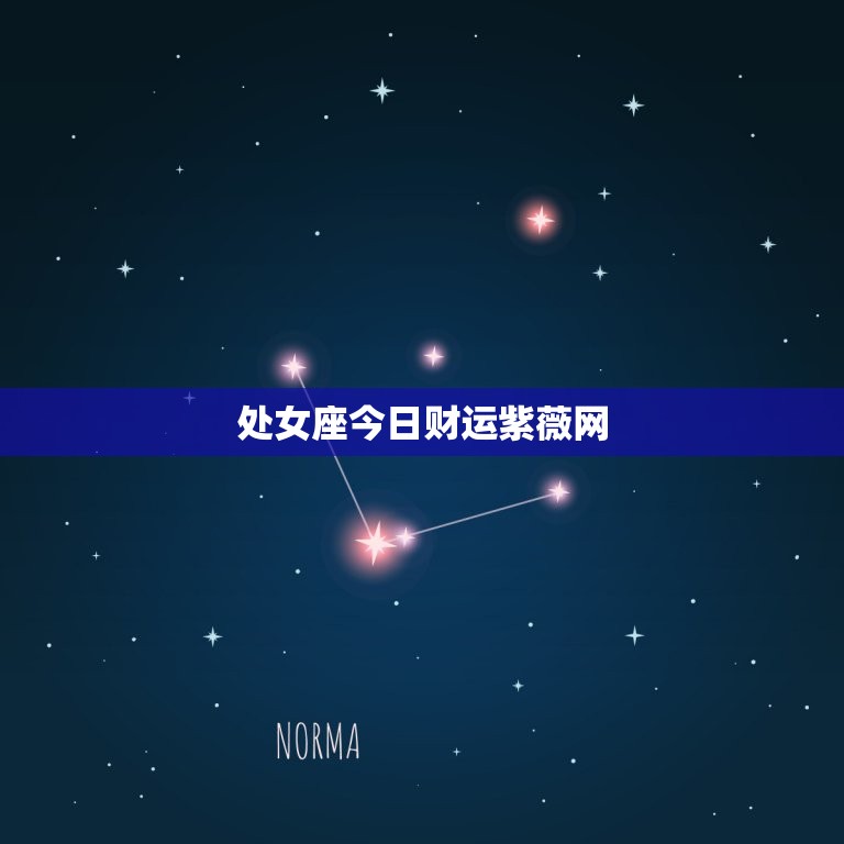 处女座今日财运紫薇网(财运亨通财源滚滚来)  第3张